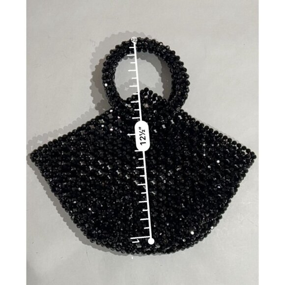 8 Other Reasons Geometric Top Handle Bag in Black - Picture 4 of 7